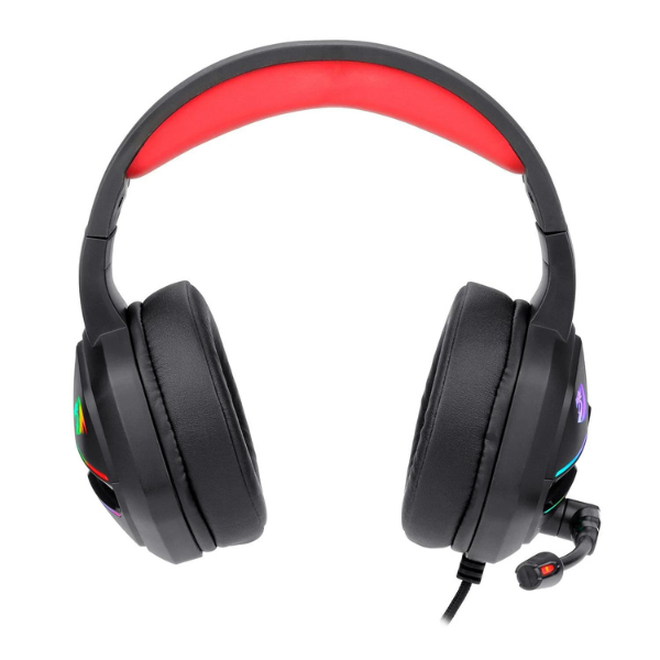 Redragon Ajax H230 Gaming Headset, LED Lighting, Noise-Cancelling Microphone, Over-Ear Design, Black