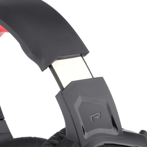 Redragon Ajax H230 Gaming Headset, LED Lighting, Noise-Cancelling Microphone, Over-Ear Design, Black