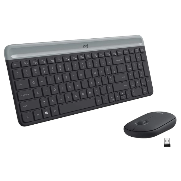 Logitech MK470 Wireless Slim Keyboard and Mouse Black - علبة مفتوحة