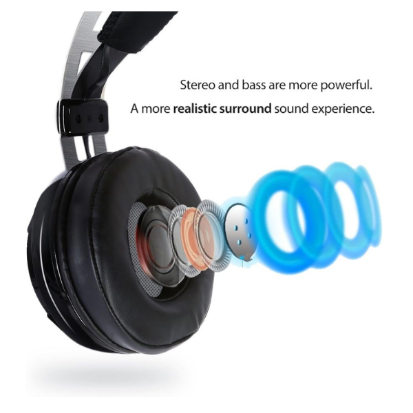 Redragon H301 SIREN2 7.1 Channel Surround Stereo Gaming Headset, Noise-Cancelling Microphone, RGB Lighting, Comfortable Ear Cushions