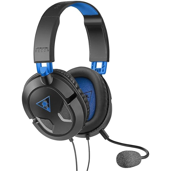 Turtle Beach Recon 50P Gaming Headset for PS4 and Xbox One, Lightweight, High-Quality Sound, Adjustable Microphone