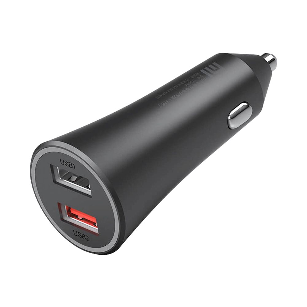 Xiaomi Mi 37W Dual Car Charger - Black - علبة مفتوحة