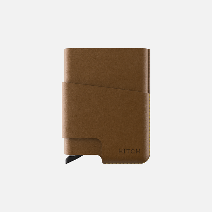 HITCH CUT-OUT Cardholder - RFID Blocking, Handmade Natural Genuine Leather - Havan