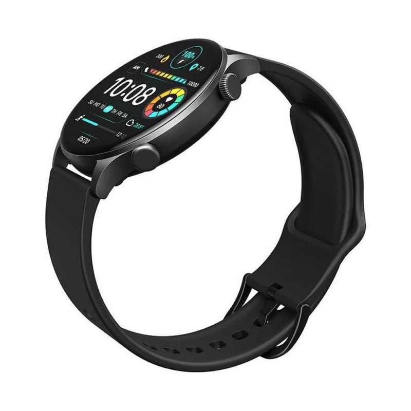 Haylou LS16 Solar Plus Smartwatch Black -الساعة لا تدعم اللغة العربية علبة مفتوحة