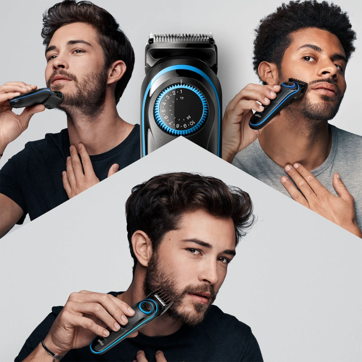 Braun Beard Trimmer with Gillette Fusion5 ProGlide Razor, Black - BT5240 - كسر زيرو