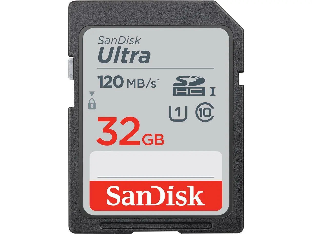 Sandisk Ultra SD 32GB 120MB/s - SD - كسر زيرو